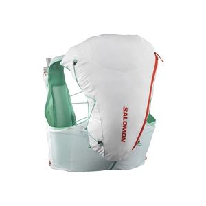 【送料無料】SALOMON(サロモン) ＡＤＶ ＳＫＩＮ １２（アドバンスド スキン １２）／フラスク付き ＸＳ ＷＨＩＴＥ／ＥＬＥＣＴＲＩＣ ＧＲＥＥＮ LC2379500