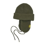 キウ(KiU) 【24秋冬】EAR FLAPS BEANIE K381 ニット帽･ビーニー