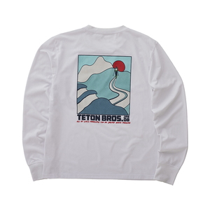 【送料無料】Teton Bros.（ティートンブロス） 【２４秋冬】ＷＳ ＴＢ ＡＢＯＶＥ ＴＲＥＥＬＩＮＥ Ｌ／Ｓ ＴＥＥ Ｌ ＷＨＩＴＥ 243-49031