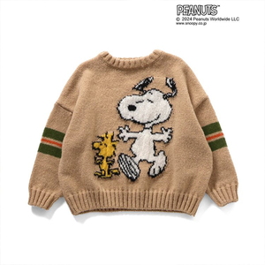 F.O.KIDS(エフ・オー・キッズ) 【24秋冬】PEANUTSコラボ ニットプルオーバー R513014