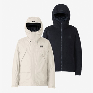 【送料無料】HELLY HANSEN（ヘリーハンセン） スカンザ ３ウェイジャケット Ｌ アイボリー（２４秋冬） HH12463