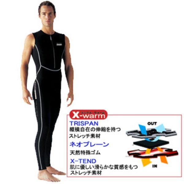 Water Move 保温水着 ロングウォーマー Mens - スポーツ用