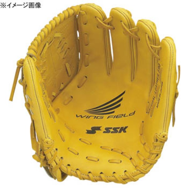 エスエスケイ(SSK) 硬式ウイングフィールド投手用 硬式野球グラブ メンズ･ユニセックス R 6L･45(ライトタン) SSK-WFG51