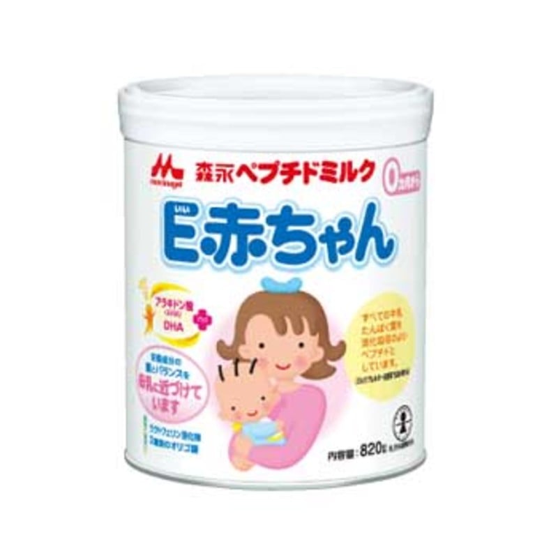 森永乳業 ペプチドミルク E赤ちゃん 大缶 820g 218675｜アウトドア用品