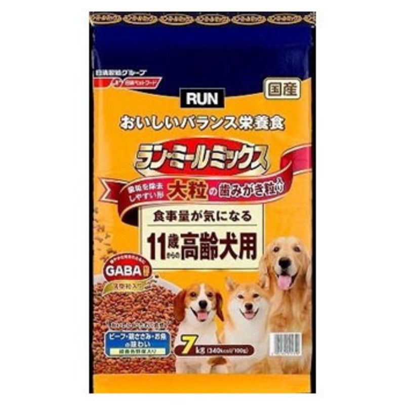 日清ペットフード ランミールミックス大粒11歳高齢犬用 7Kg 515310