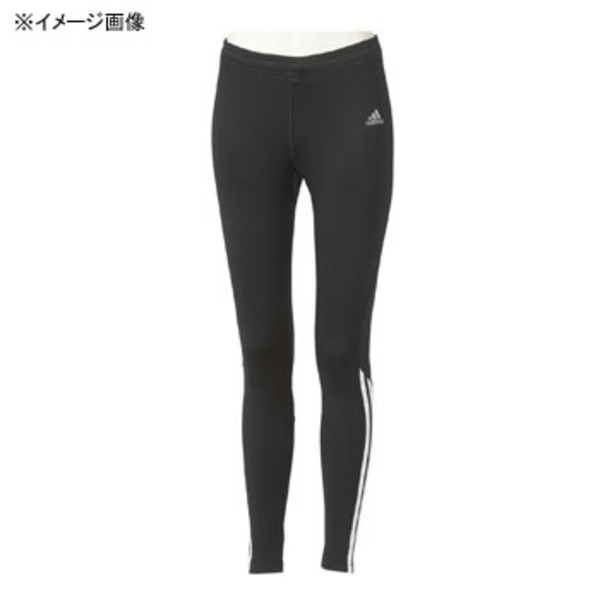 adidas(アディダス) W responseロングタイツ L･P28404(ブラック×ホワイト) HZ291