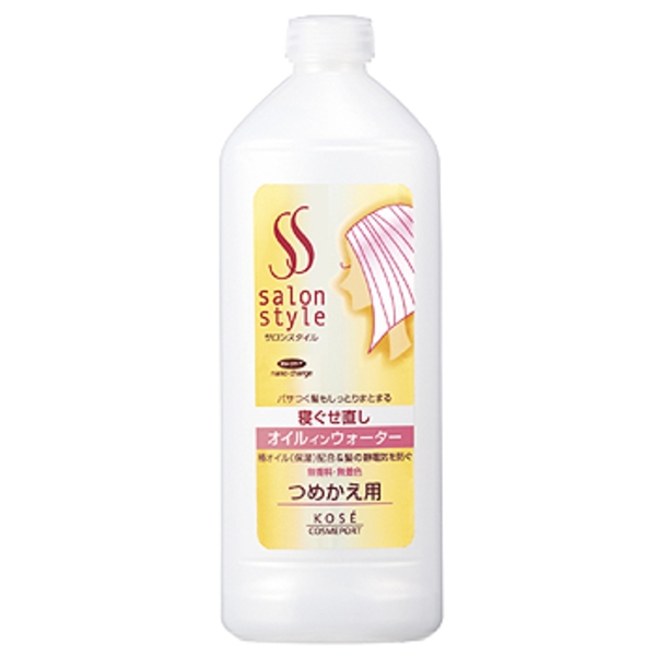 コーセー Kose サロンスタイル ナノチャージ 寝ぐせ直しオイルインウォーター つめかえ 450ml アウトドア用品 釣り具通販はナチュラム