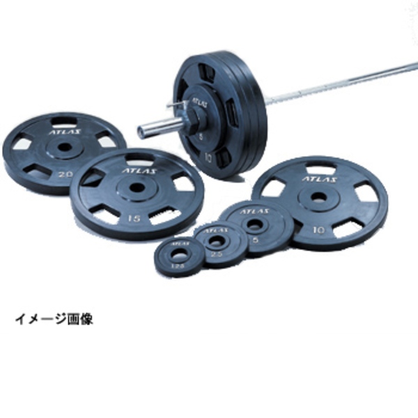 ATLAS ラバーグリッププレート 120kg(10Kシャフト付) RBG-1012｜アウトドア用品・釣り具通販はナチュラム