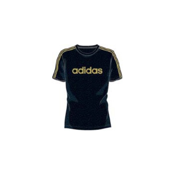 adidas(アディダス) リニア 3st.ショートスリーブTシャツ L･ブラック 10330