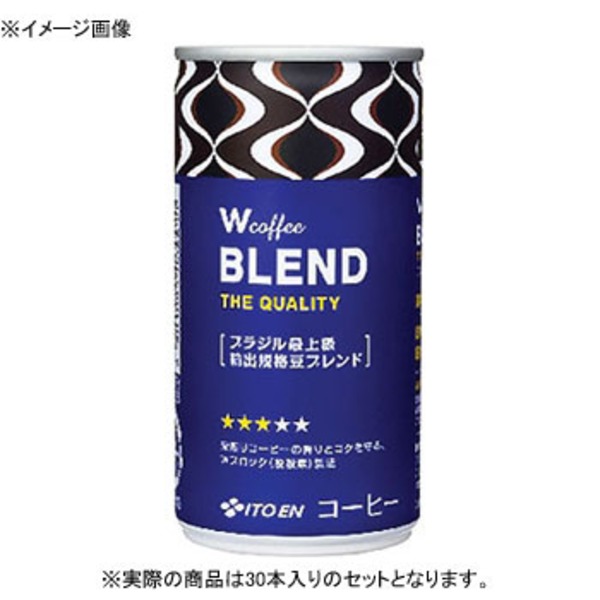 伊藤園 W ブレンド 缶 1ケース (190g×30本)   加糖コーヒー