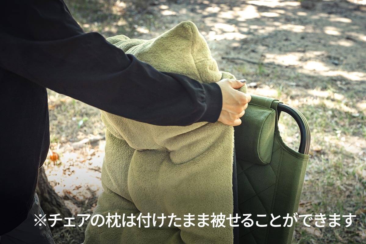 装着は被せてドローコードで固定するだけなので超簡単