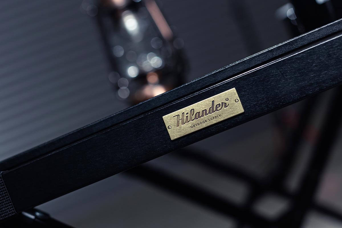 Hilander(ハイランダー) ウッドロールテーブルX Black Edition IMAGE GALLERY