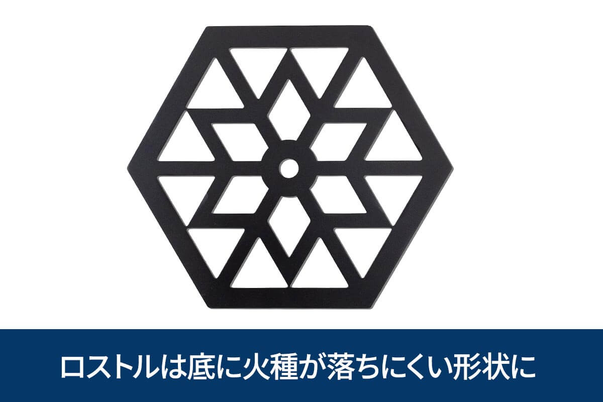 「黒」でも細部までこだわり抜いた形状に