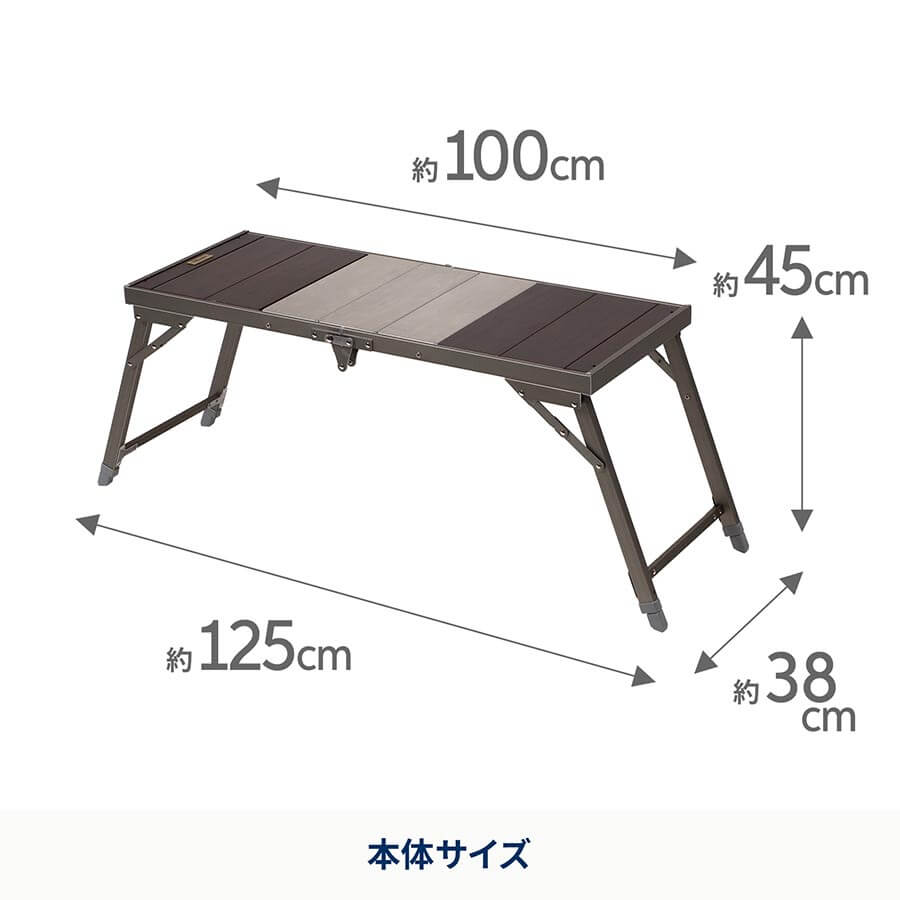 LIT TABLE（リットテーブル） 本体サイズ