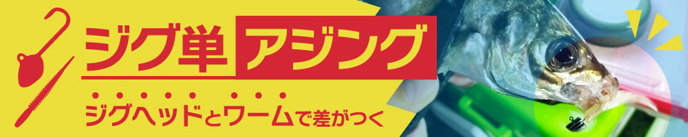 ジグ単アジングおすすめアイテム！